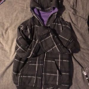 Reversible Lavender and Gray Jacket